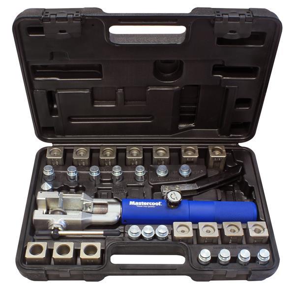 Hydraulisches Bördelwerkzeug Set für zöllige und metrische Rohre in Koffer, Mastercool 72475