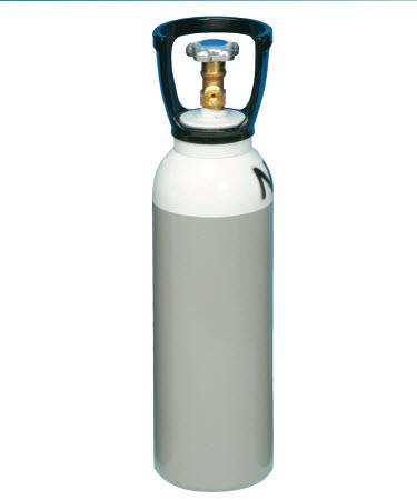 Leere Sauerstoffflasche 5 Liter für Hartlötset 80P und 80A WIGAM BOS 50
