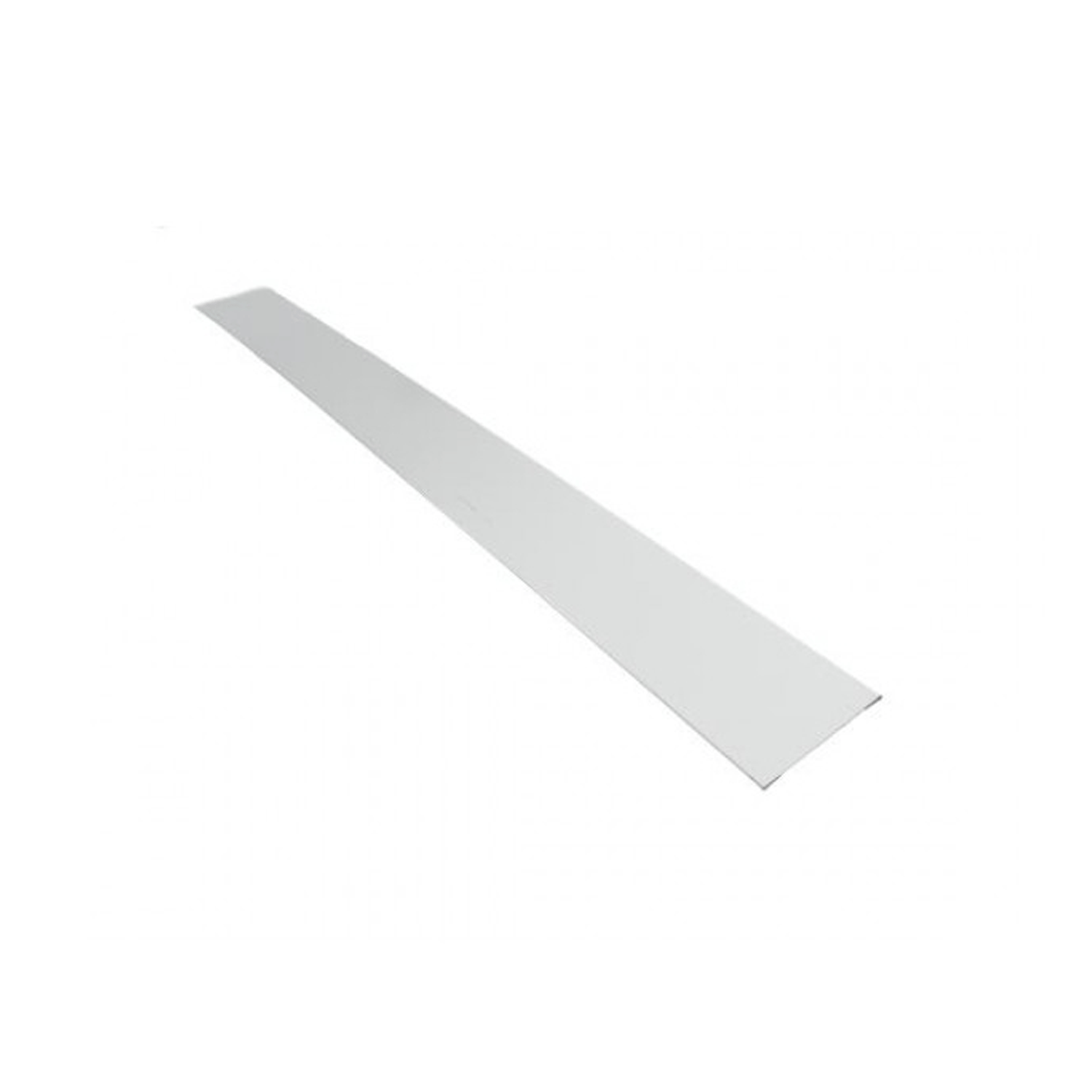 Weiße Metallstreifen - gerade 150mm, L = 2,0m