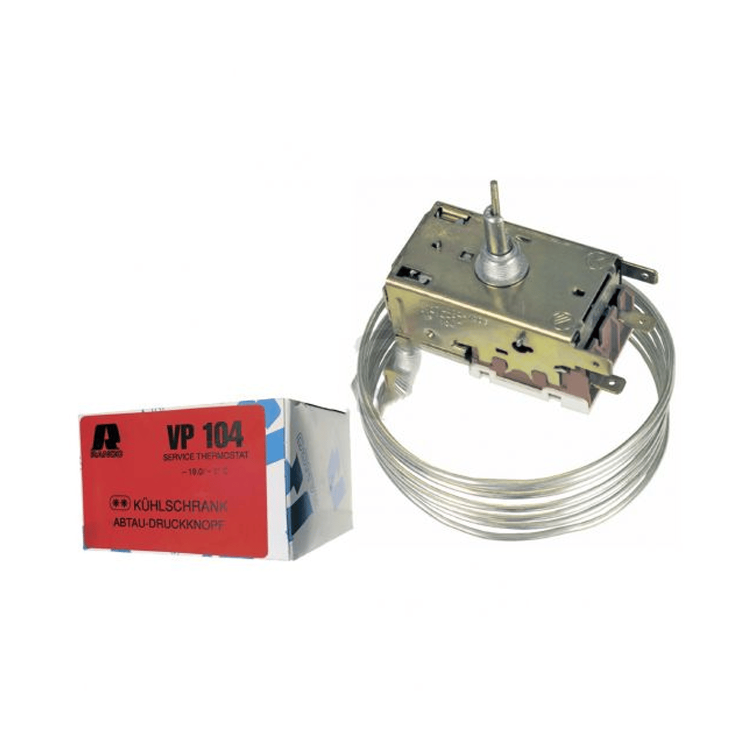 Servicethermostat Ranco VP104 K60-L2024 für Kühlschrank ROBERTSHAW min -9 °C, max -19 °C, schaltwert -11 °C, L 1600 mm, 6,3mm AMP
