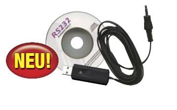 Datenlogger CD + USB-Kabel für 45-52236 Luftfeuchtigkeitsmesser + Psychrometer