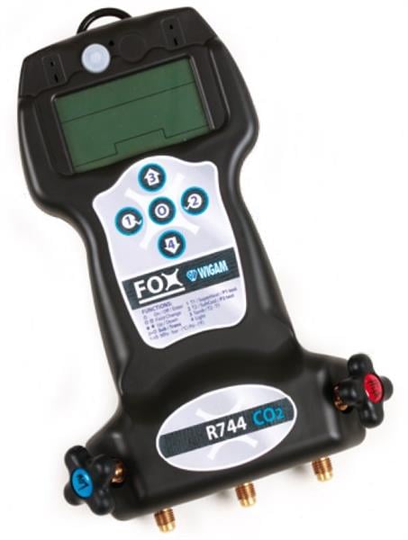 Digitale 2-Wege Monteurhilfe für R744 (CO2) WIGAM FOX-R744 in Koffer
