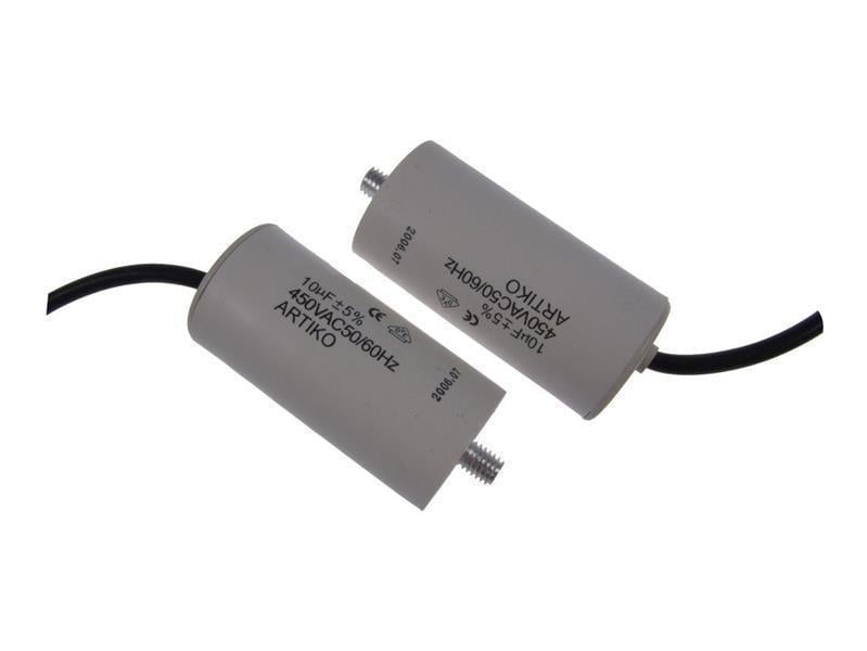 Kondensator SC1161, 8 uF, 450-500 V (Kabel + Schraube)