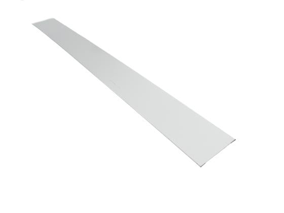 Weiße Metallstreifen - gerade 150 mm, L = 2,5 m