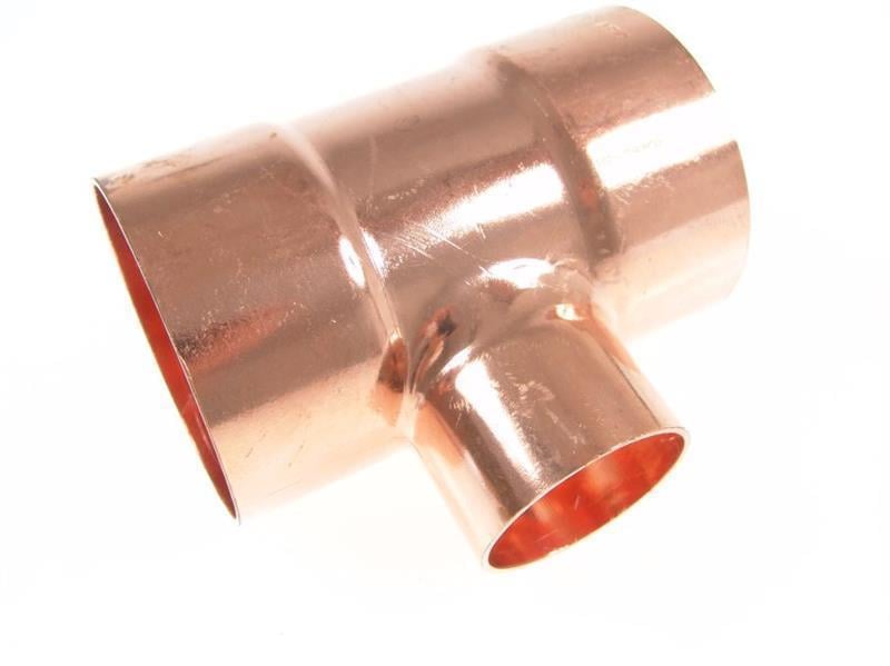 Kupfer T-Stück reduziert i/i/i Maße 8-10-8 mm, 5130