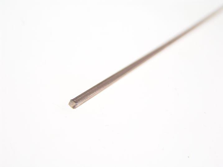 Silberlot (Silfos 2) - blank L-AG 2CuP, 2 x 2 mm, quadratisch, L = 500 mm