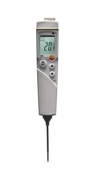 Set testo 106, Lebensmittel-Kern-Thermometer, inkl. TopSafe