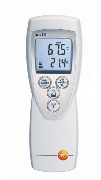 testo 926, 1-Kanal Lebensmittel-Temperatur-Messgerät