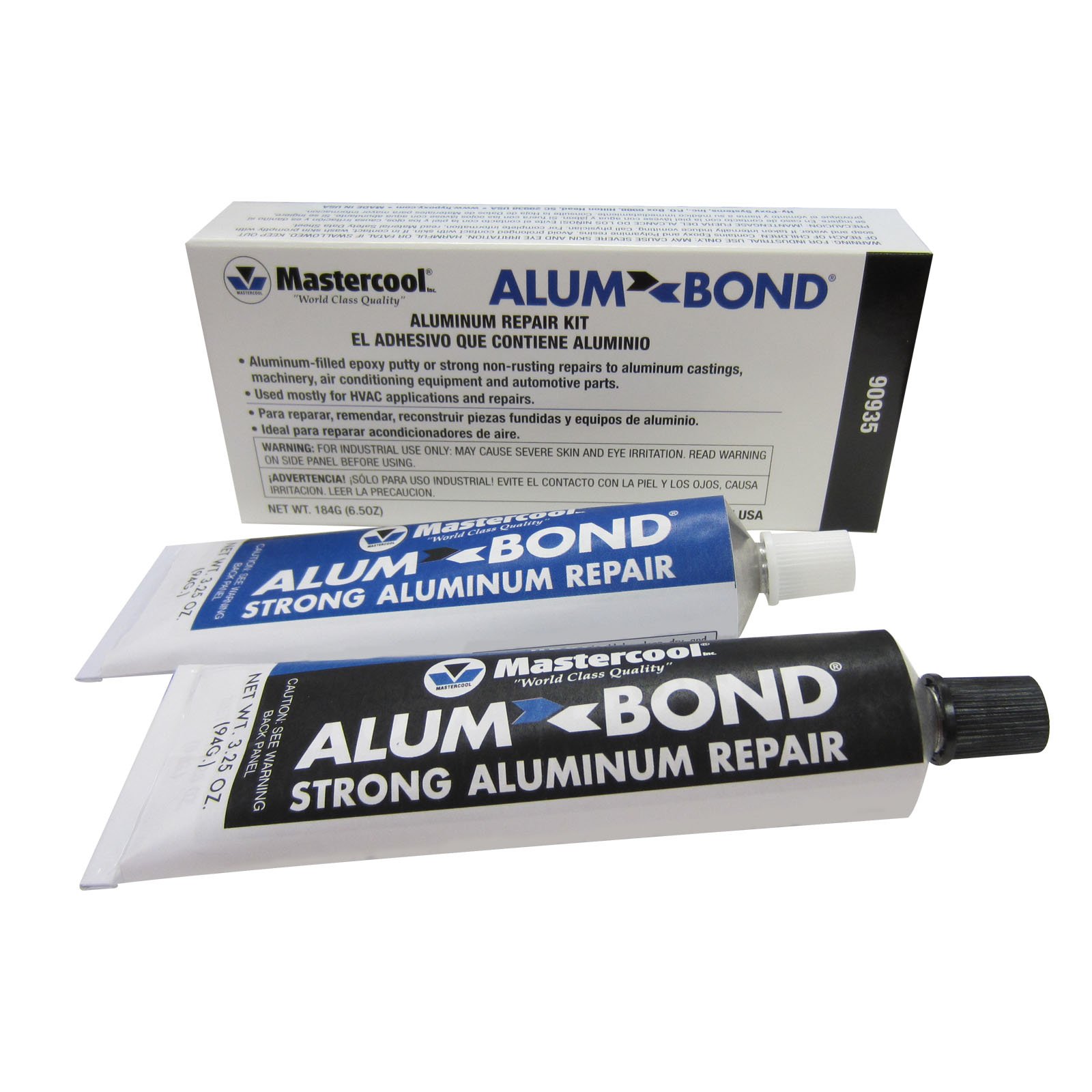 ALUM BOND - Aluminium Reparaturset - Härter und Harz 184g Paket