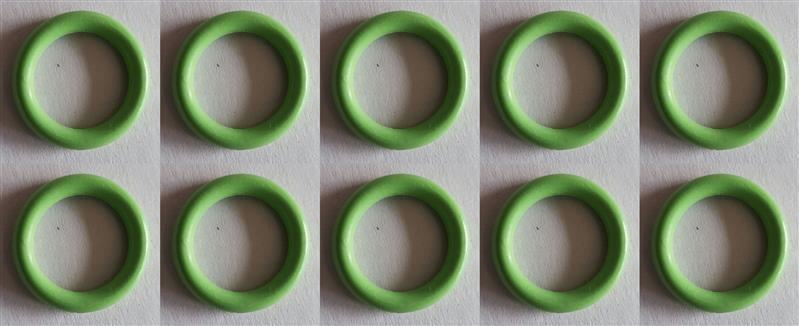 O-Ringe 17 x 2 mm Set (10 Stk) HNBR Gummi, für KFZ-Klimaanlagen R12 & R134a