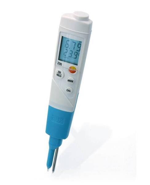 testo 206-pH2, pH-/Temperatur-Messgerät für halbfeste Medien