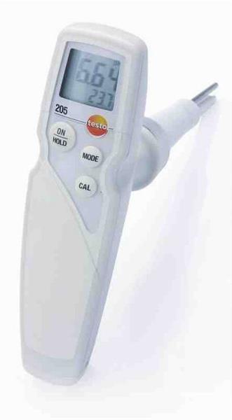 Set testo 205, Einhand pH/°C-Messgerät mit Einstechsonde