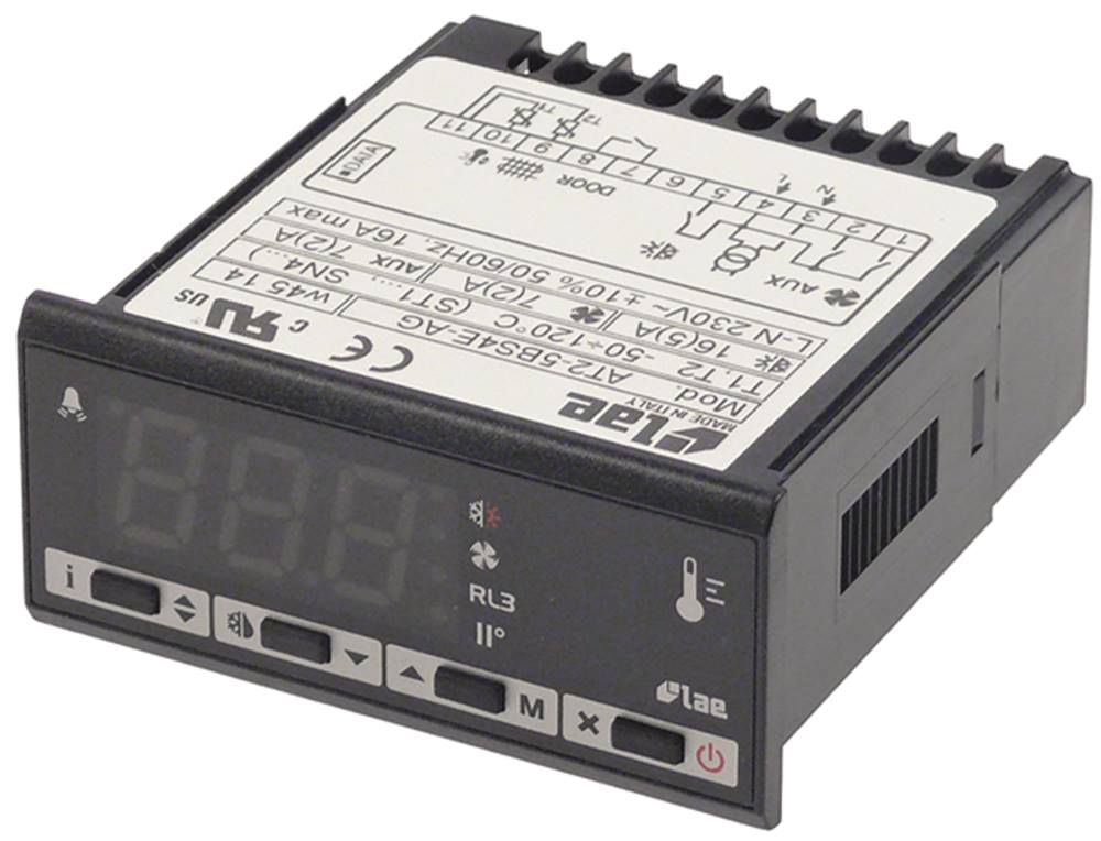 Kühlstellenregler LAE AT2-5BS4E-AG, 230V AC NTC/PTC
