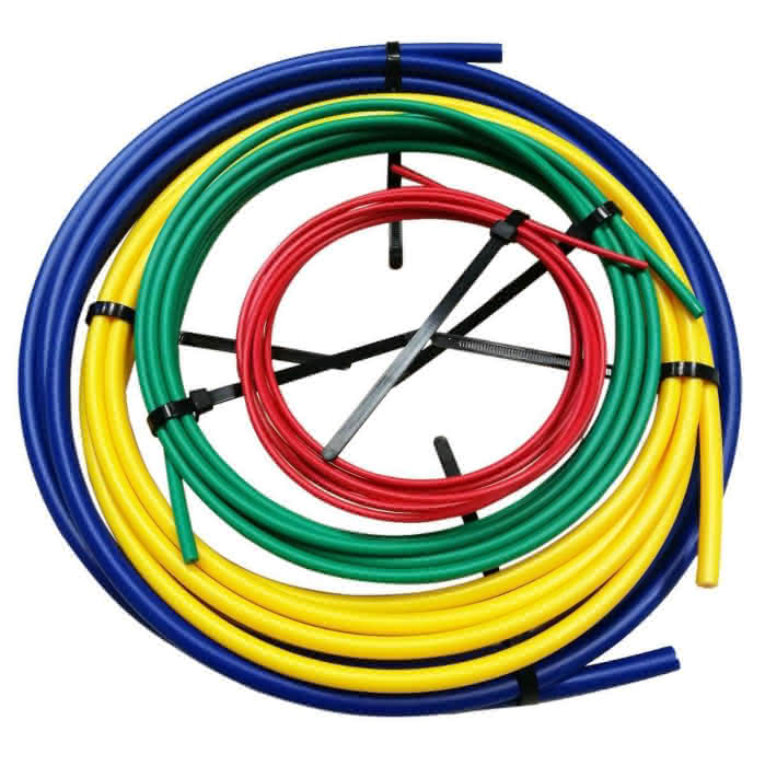 Aspen JAVAC Rohrbiege-Set 9899-850-00, 1/4"rot, 3/8"grün, 1/2"gelb, 5/8"blau