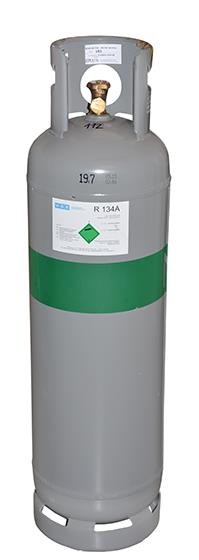 Kältemittelflasche (Leerflasche) 61L, 2 Ventile, Stahl, für alle gängigen Kältemittel