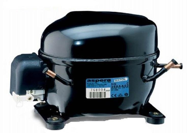 Aspera Verdichter NE 6181GK CSIR (Lötanschluss) – Neu, Aber Verpackung Beschädigt