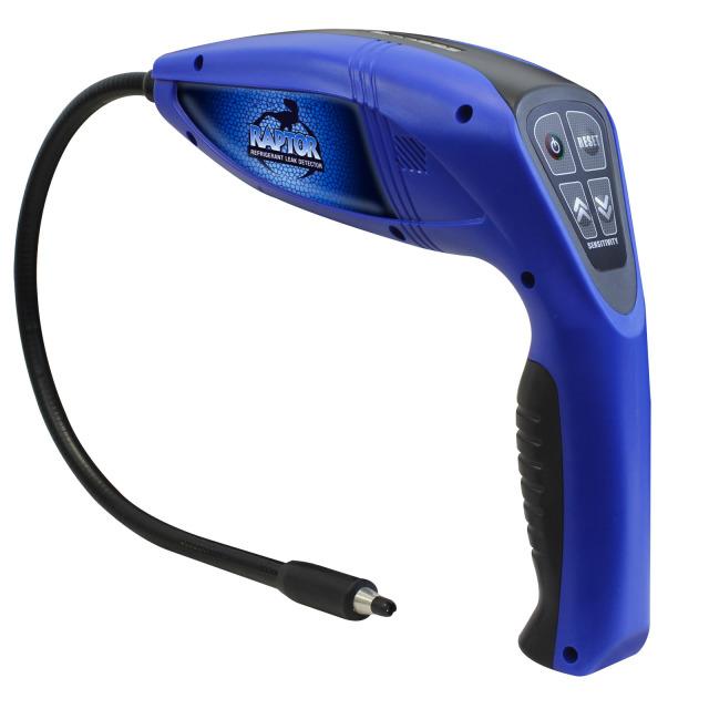 Lecksuchgerät Raptor für FCKW, HFCKW, HFKW mit Fühler in Koffer, Mastercool 56100