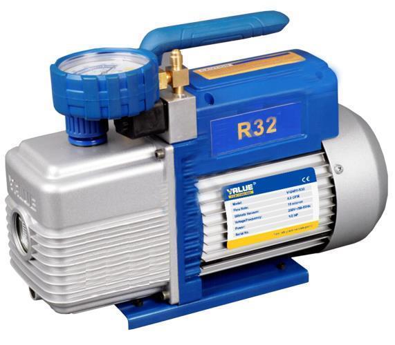 Einstufige Vakuumpumpe 70 l/min, V-i125Y-R32 Value für HFKW, HCFO inkl. R32, 1234yf