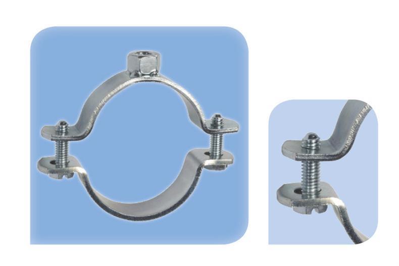 Rohrschelle verzinkt 1.1/2", M8