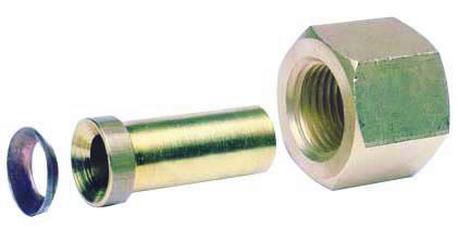 Lötadapter für Kupferrohre zum Bördeln x Löten Carly KRCY 3 MMS, 3/8" SAE - 10 mm ODF, 1 Stk