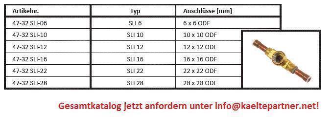 Schauglas Honeywell SLI 10, 10 mm ODF, Lötanschlüsse