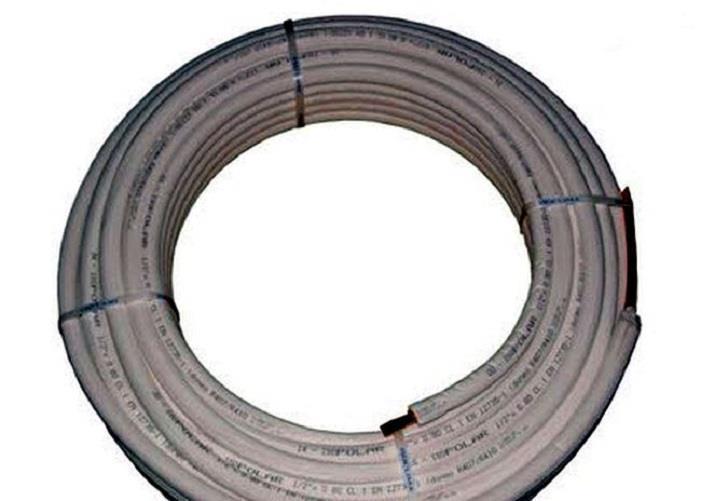Kupferrohr Twin isoliert CU Ø 6 / 10 mm, Stärke 1,0 mm, 20 m Rolle