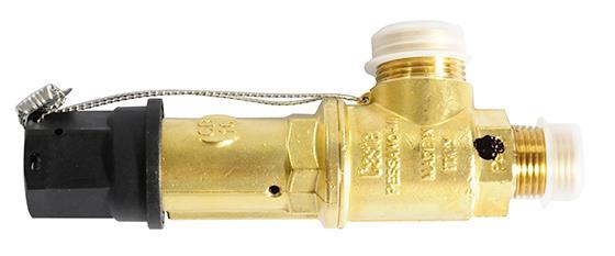 Sicherheitsventil CASTEL 3030/44C400, Bördelanschluss 1/2"NPT, 40 bar