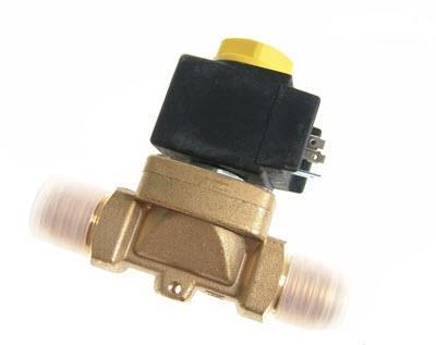 Magnetventil Castel, NC, Bördelanschluss 1/4", mit Spule, 1020/2A6