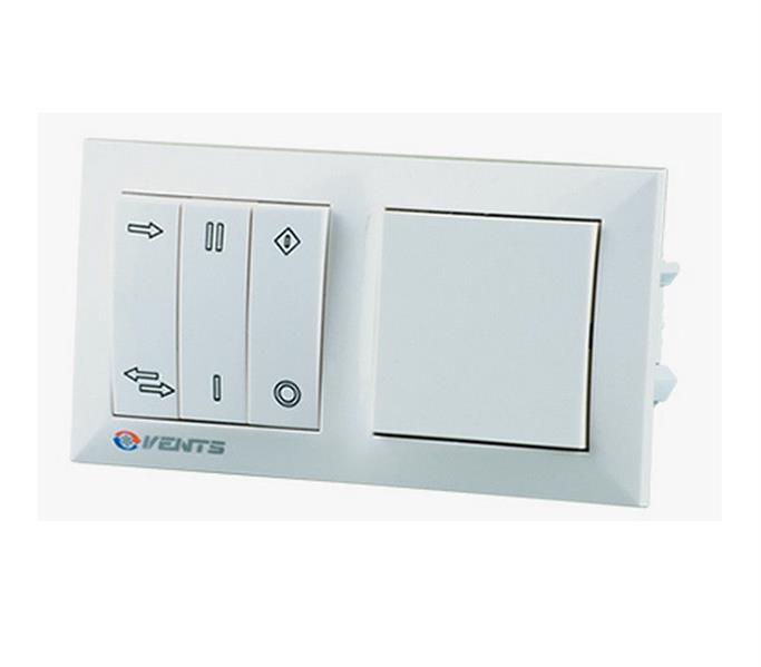 Lüftungsanlage (dezentrales Lüftungsgerät) KWL (kontrollierte Wohnraumlüftung) TwinFresh RA-50 mit Ø150 mm Rundrohr und Verschlussklappen, mit Steuerung, max. Förderleistung 50 m3/h