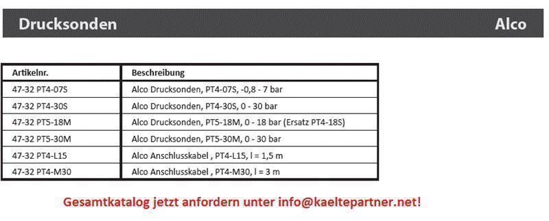 Anschlusskabel ALCO, PT4-M30, l = 3 m