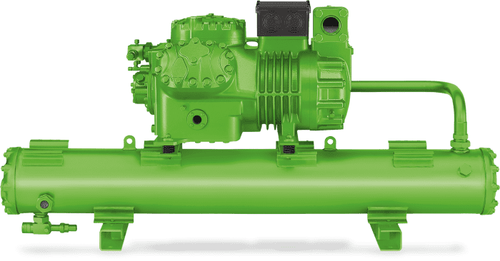 Bitzer Verflüssigungssatz halbhermetisch wassergekühlt K073H/2JES-07Y-40S