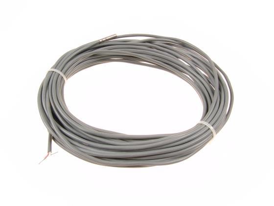 PTC Fühler, l =  15 m, PVC, Edelstahl Gehäuse 6x30 mm, S6-R, BETA. Temperaturbereich von -20 bis +150°C/ Zubehör