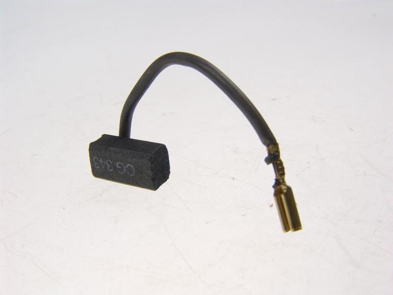 Motorkohlen mit Litze und Steckverbinder,einzeln B&D 6,5 x 8 x 15 mm, Schleifer