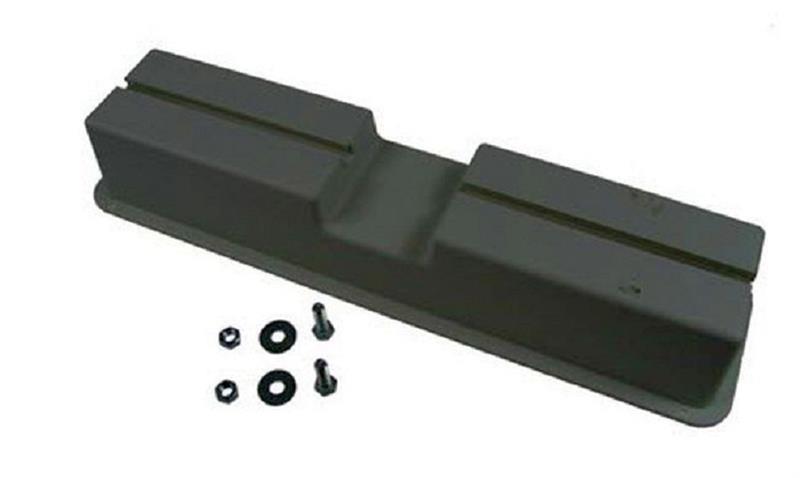 Bodenkonsole, L = 420 mm, H = 72 mm, Traglast 120 kg, weiß