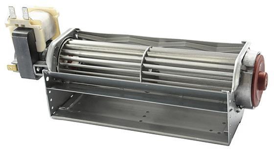 Querstromlüfter, Turbine 180x45 mm, 27 W, Motor links, QLK45/0018A-2518