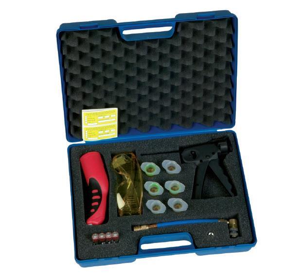Lecksuchset komplett mit 4 AA-Batterien WIGAM Mini-UV