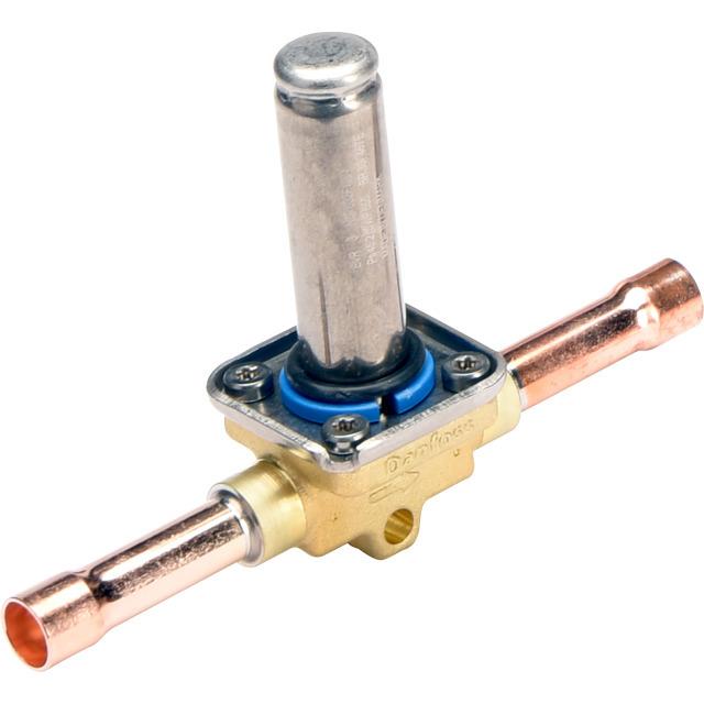 Magnetventil Danfoss EVR 2 NC, Löt 6 mm ODF, kv 0,16