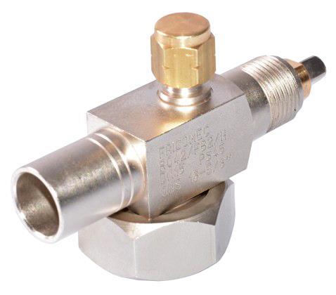 Rotalockventil, 1 Anschluss: 1.1/4" - 16 mm ODS, Frigomec