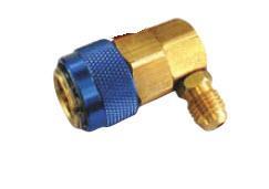 Schnellkupplung blau Niederdruck BP, 3/8"SAE männlich-Anschluss WIGAM AV134-B6 