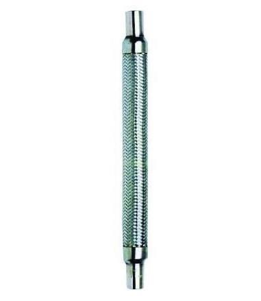 Edelstahlschwingungsdämpfer mit vernickelten Stahlanschlüssen Carly EVCYAC 5 S Lötanschluss 5/8" -16 mm