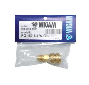 Adapter Anschlüsse 1/4SAE M x5/16 F Kugelventil WIGAM RG180/5-4 für LEAK-STOP-HVAC