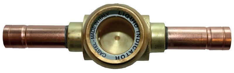 Schauglas Castel 3840/M10, 10 mm ODS-Lot, Kältemittel: A1, A2L, A3