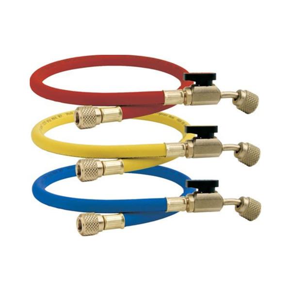 CPS Füllschlauch HP6YE KV Gelb mit Kugelventil 1800mm 
