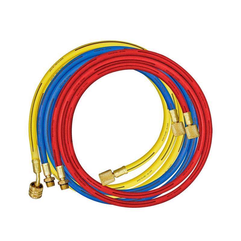 CPS Füllschlauch HP6YE KV Gelb mit Kugelventil 1800mm 