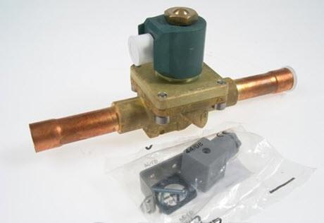 Magnetventil Honeywell, Lötanschluss 22 mm ODF, MS227S, komplett