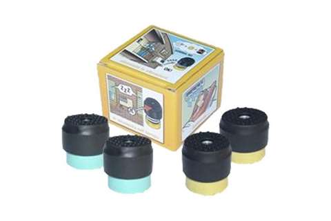 Fußdämper - 50 bis 80KG - 4 Stk./Packung - 2X GELB + 2X BLAU, 1MNAG