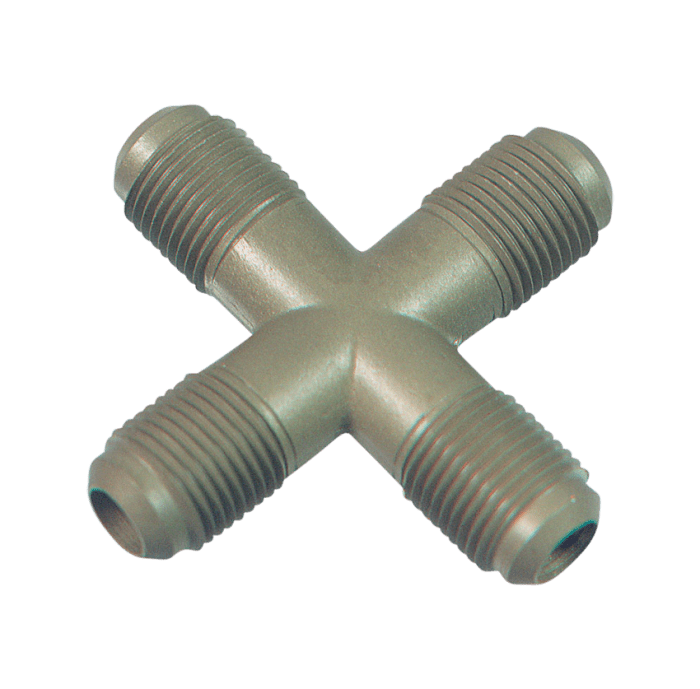 Refco 9884840 Bördelkreuzstück A-31522 1/8" NPT x 1/4" SAE x 1/4" SAE x 1/4" SAE