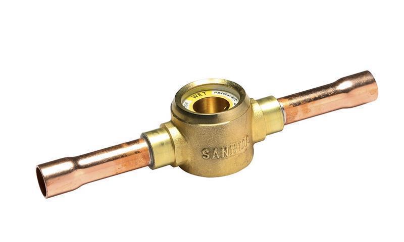 Schauglas Sanhua - 10 mm ODF, Lötanschlüsse, SYJ10H12