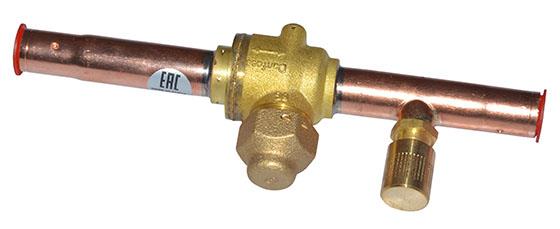 Kugelhahn Danfoss GBC 10s AP, 10 mm ODF Lötzinn, Zugangsöffnung