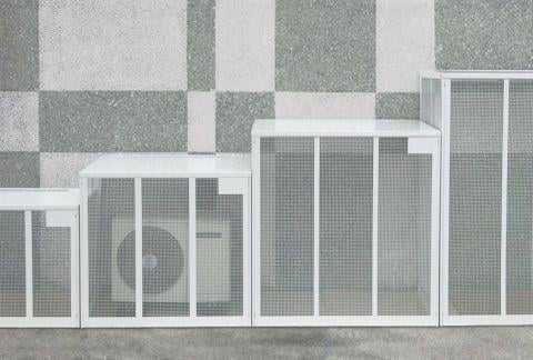 Schutzgitter - STAHL LACKIERT 1120x820x1970 mm